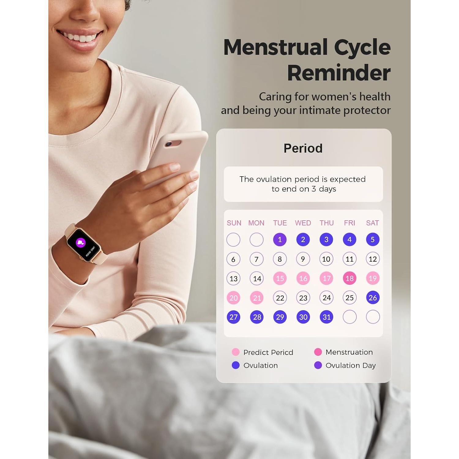 Reloj Inteligente Wontrum Y70 Rosa con Monitoreo de Salud 24/7