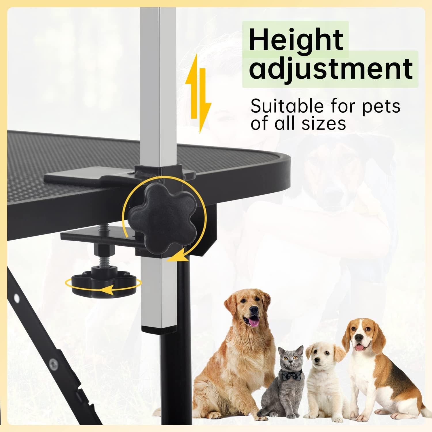 Mesa de Aseo Plegable BestPet 81x46cm para Perros y Gatos