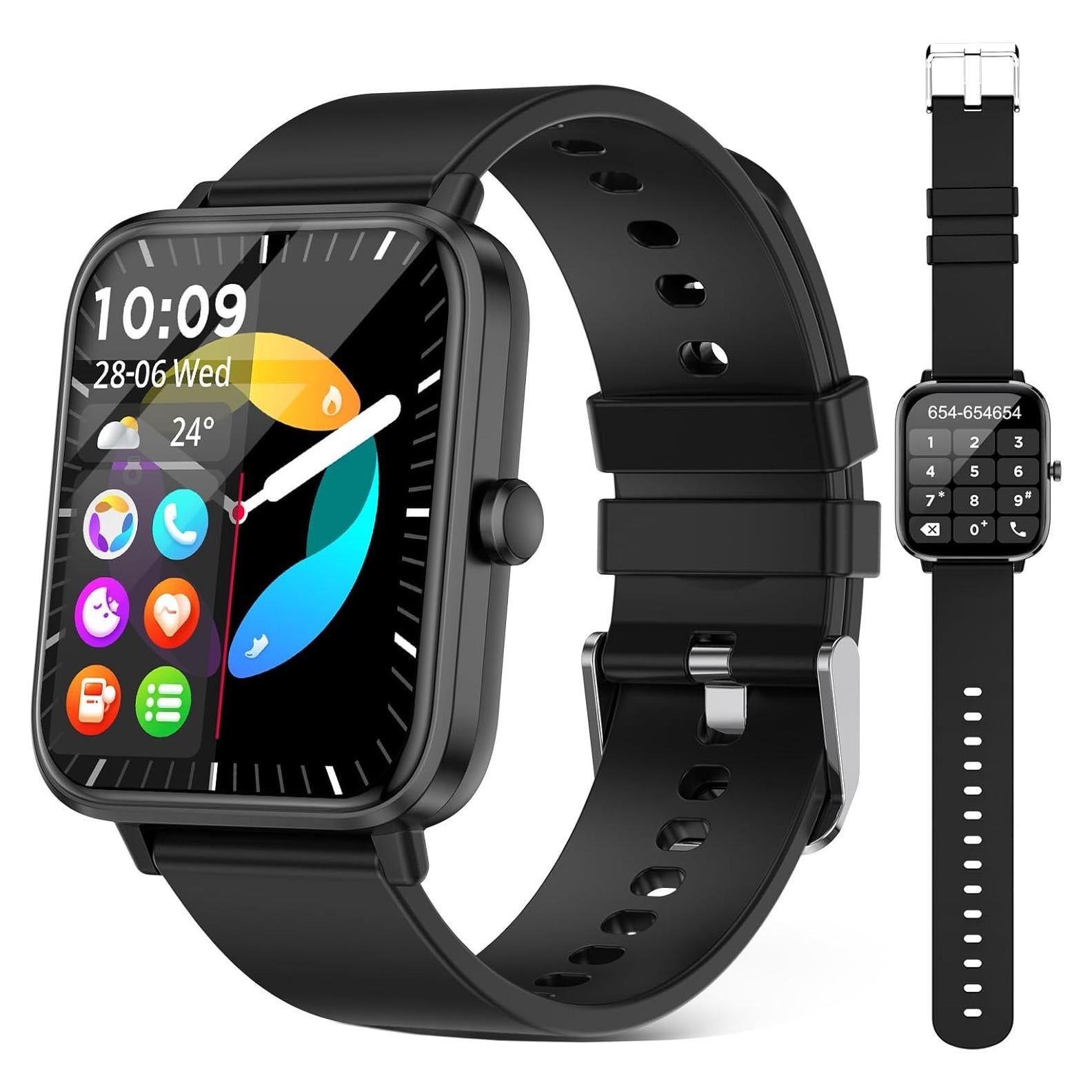 Reloj Inteligente FTTMWTAG T45S 1.85" Monitoreo Salud Negro