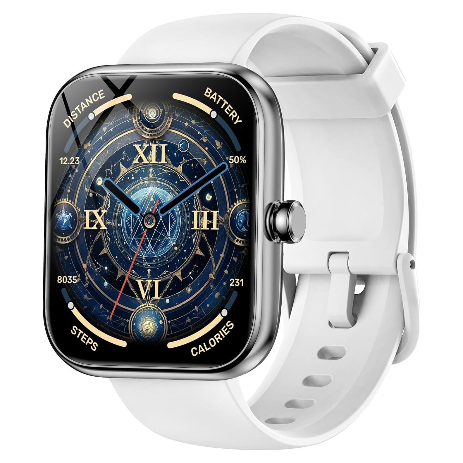 Reloj Inteligente BOOOMIC HD 1.83" Fitness Blanco