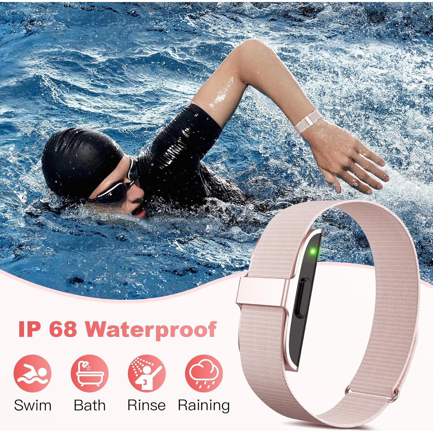 Rastreador de Sueño y Fitness SHENZHEN 24/7 IP68 Rosa