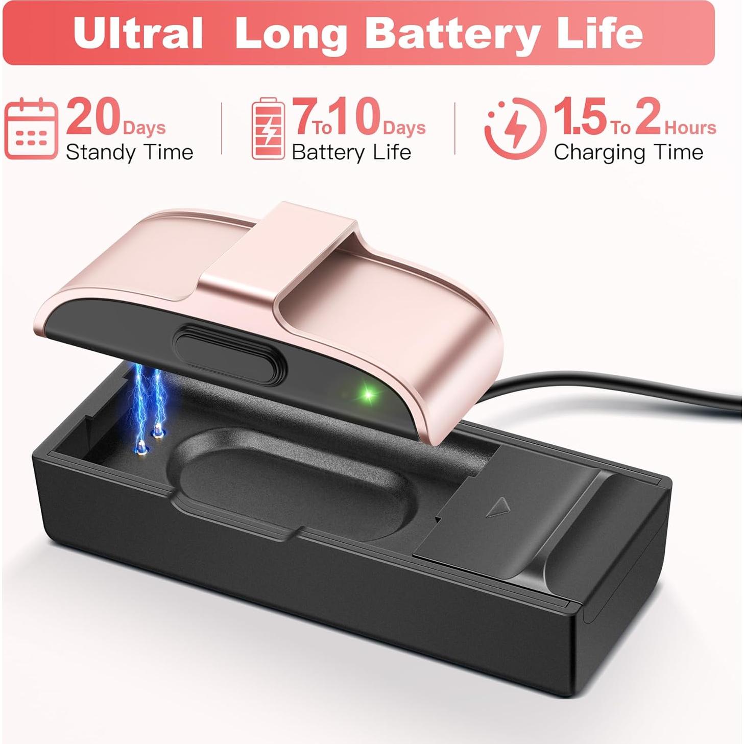 Rastreador de Sueño y Fitness SHENZHEN 24/7 IP68 Rosa