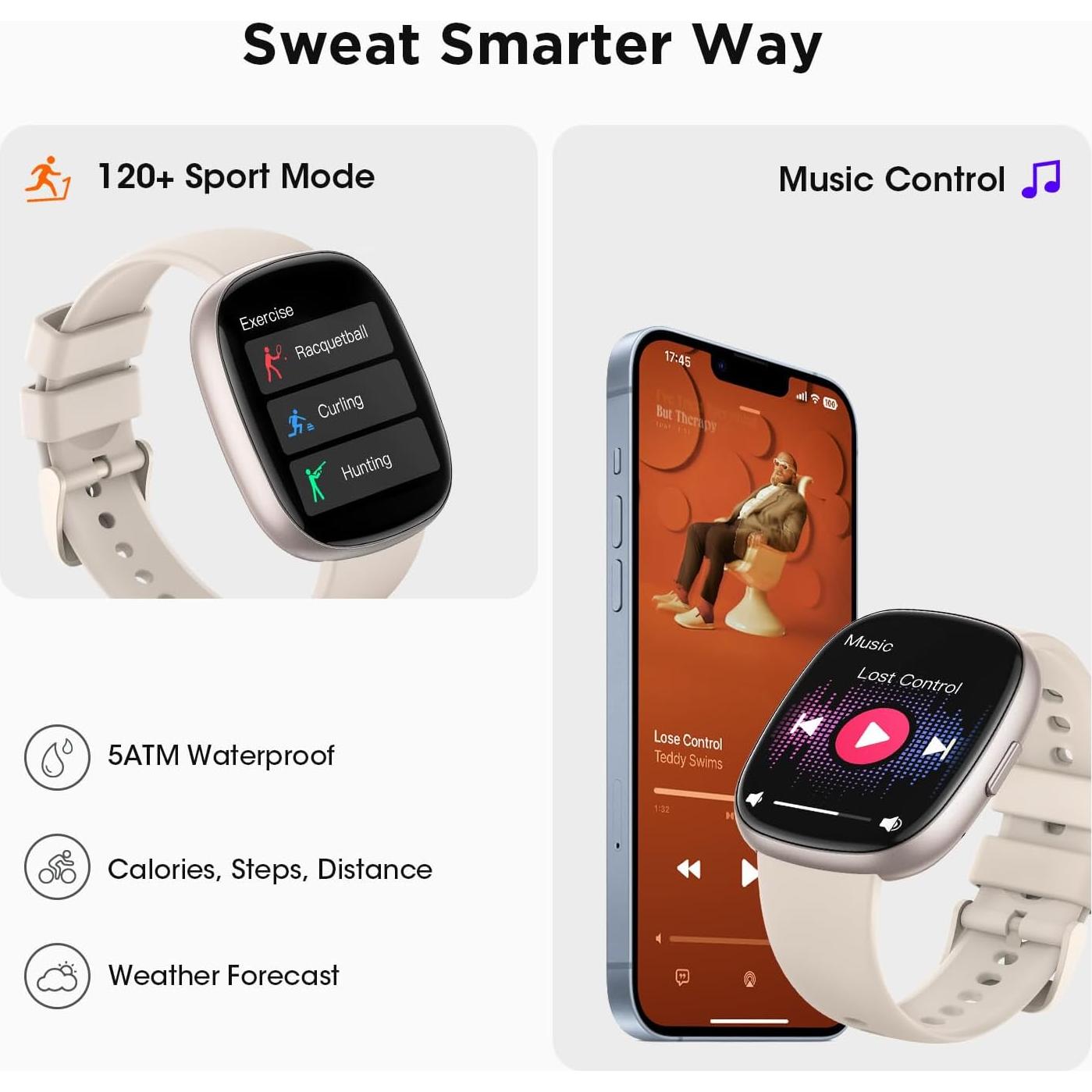 Reloj Inteligente Fitness Banlvs G56 con Monitor de Frecuencia Cardíaca