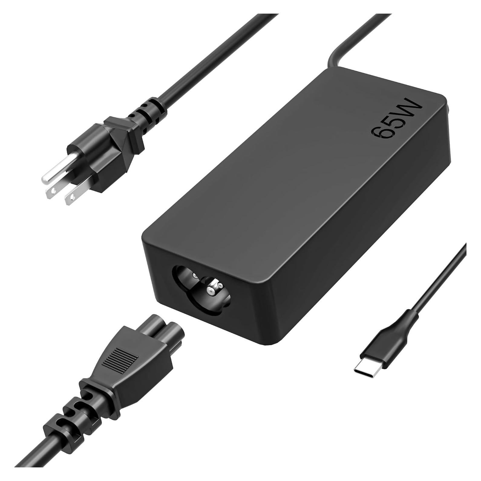 Cargador USB C 65W IKFJQCOA Compatible con Lenovo ThinkPad