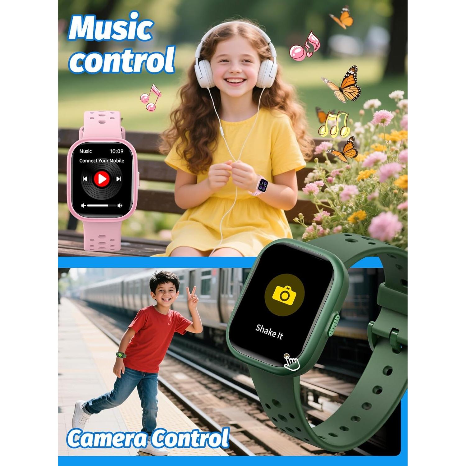 Reloj Inteligente para Niños Teslahero Rosa 1.85" IP68