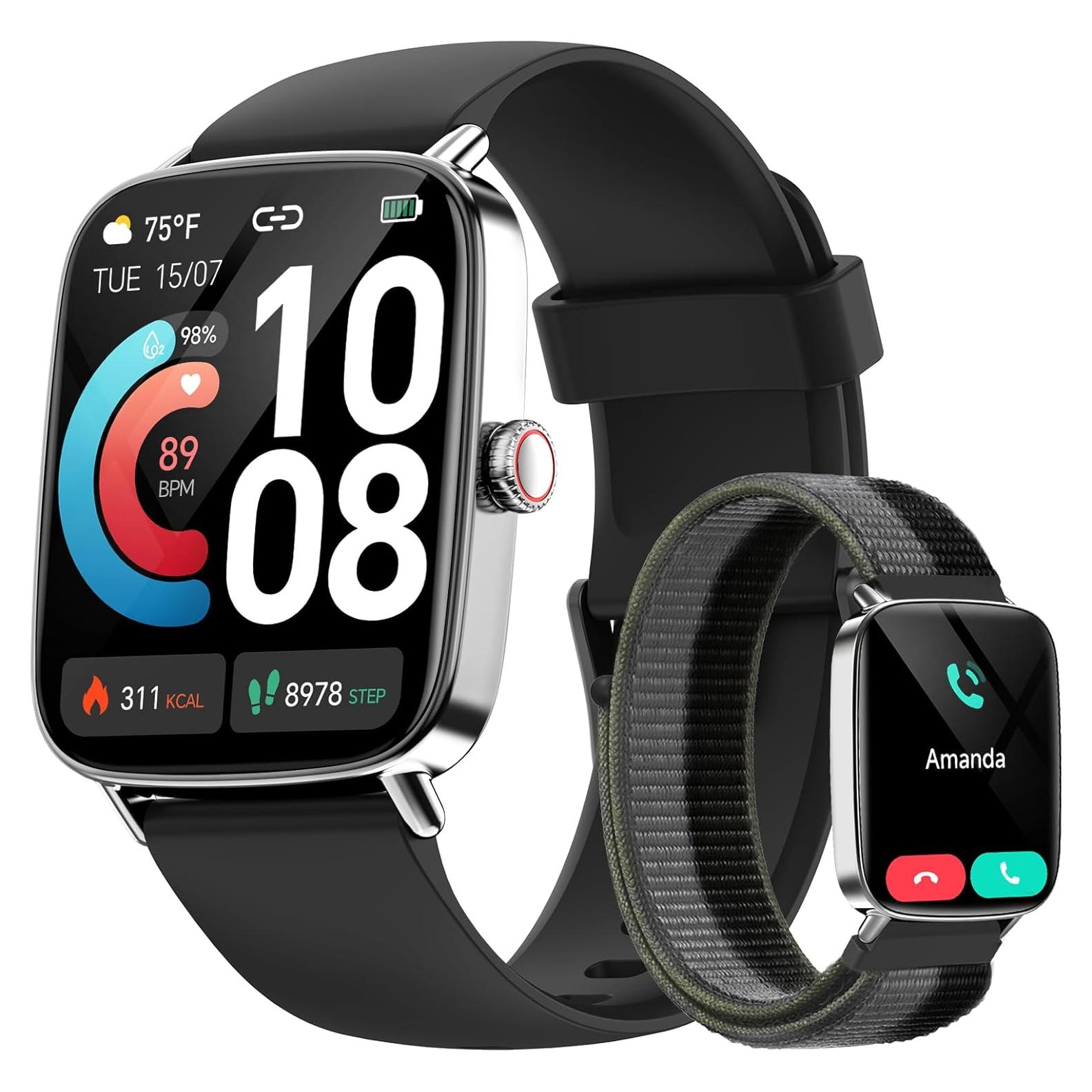 Reloj Inteligente AEAC 1.85" Bluetooth IP68 Fitness Salud
