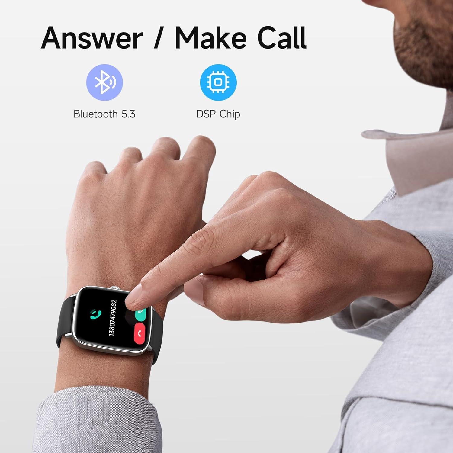 Reloj Inteligente AEAC 1.85" Bluetooth IP68 Fitness Salud