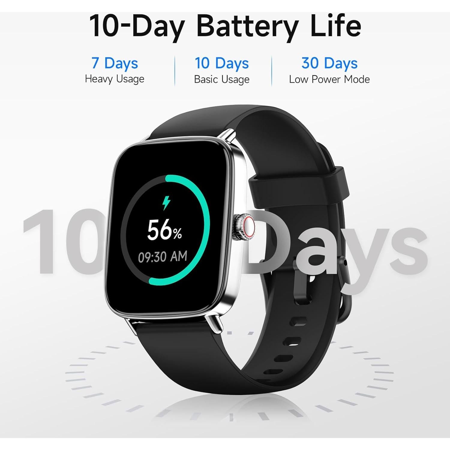 Reloj Inteligente AEAC 1.85" Bluetooth IP68 Fitness Salud