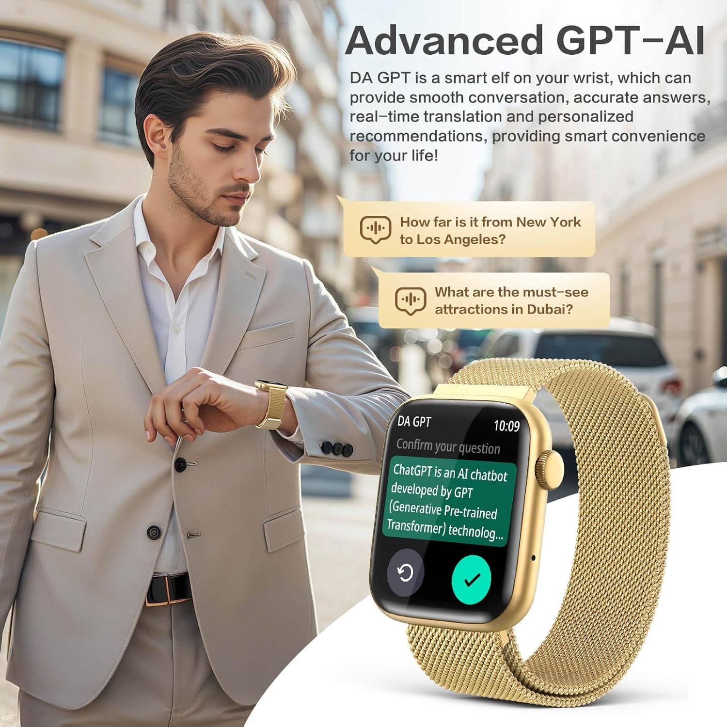 Reloj Inteligente EarlySincere 1.9" AMOLED Salud AI IP68