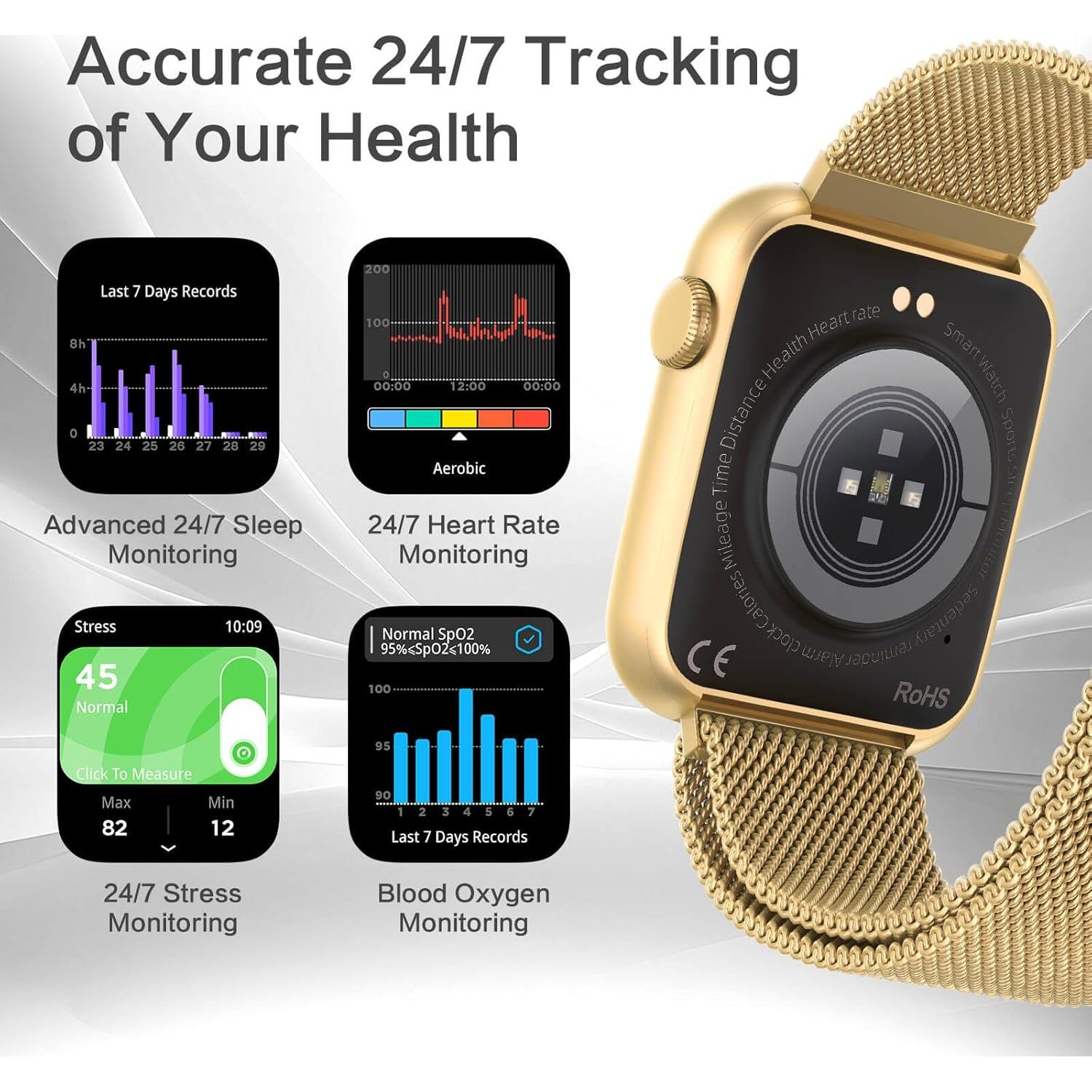 Reloj Inteligente EarlySincere 1.9" AMOLED Salud AI IP68