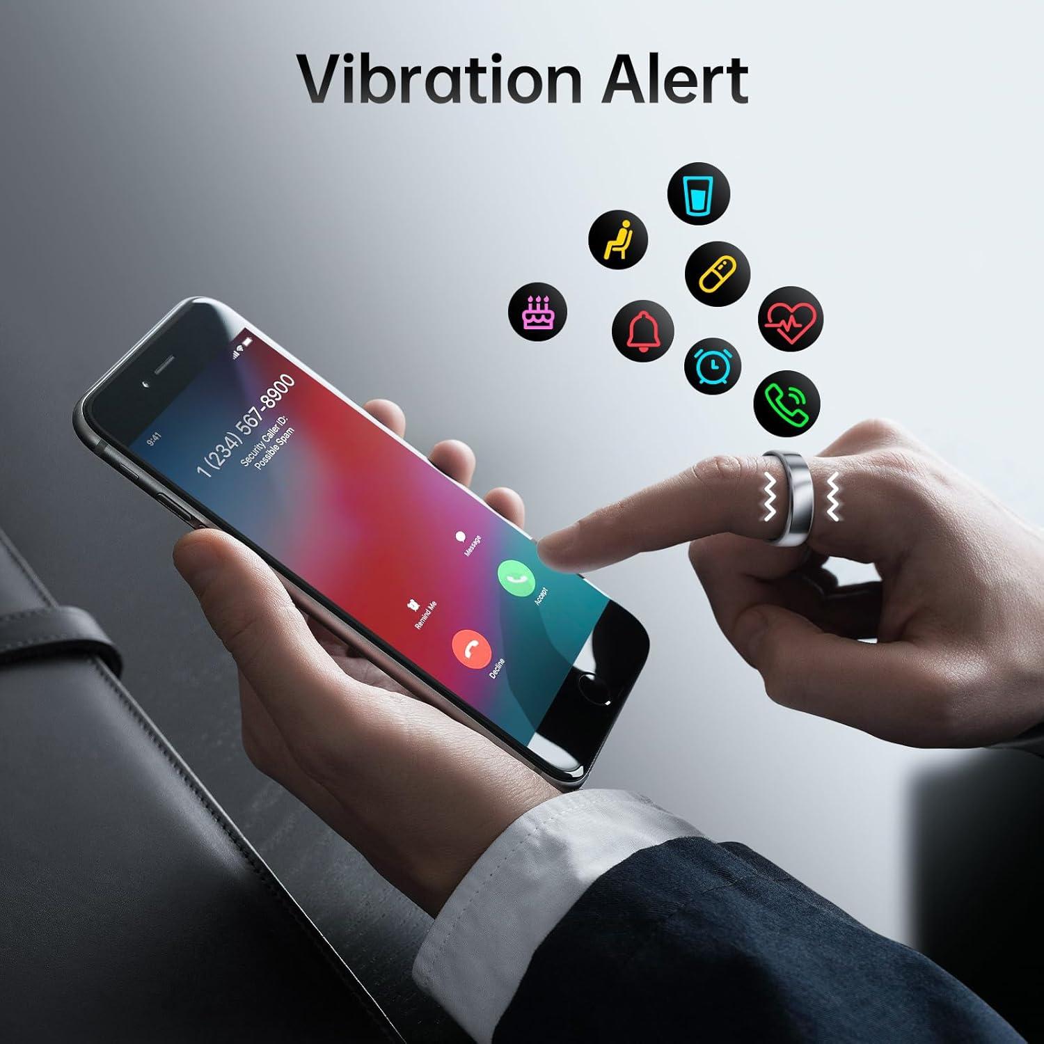 Anillo Inteligente Xiaobi TM22 Plata 8# Fitness Salud 5ATM