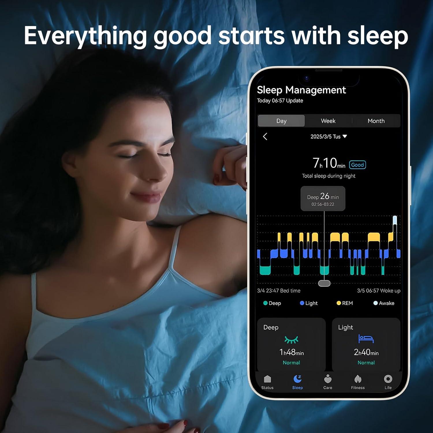 Anillo Inteligente Xiaobi TM22 Plata 8# Fitness Salud 5ATM