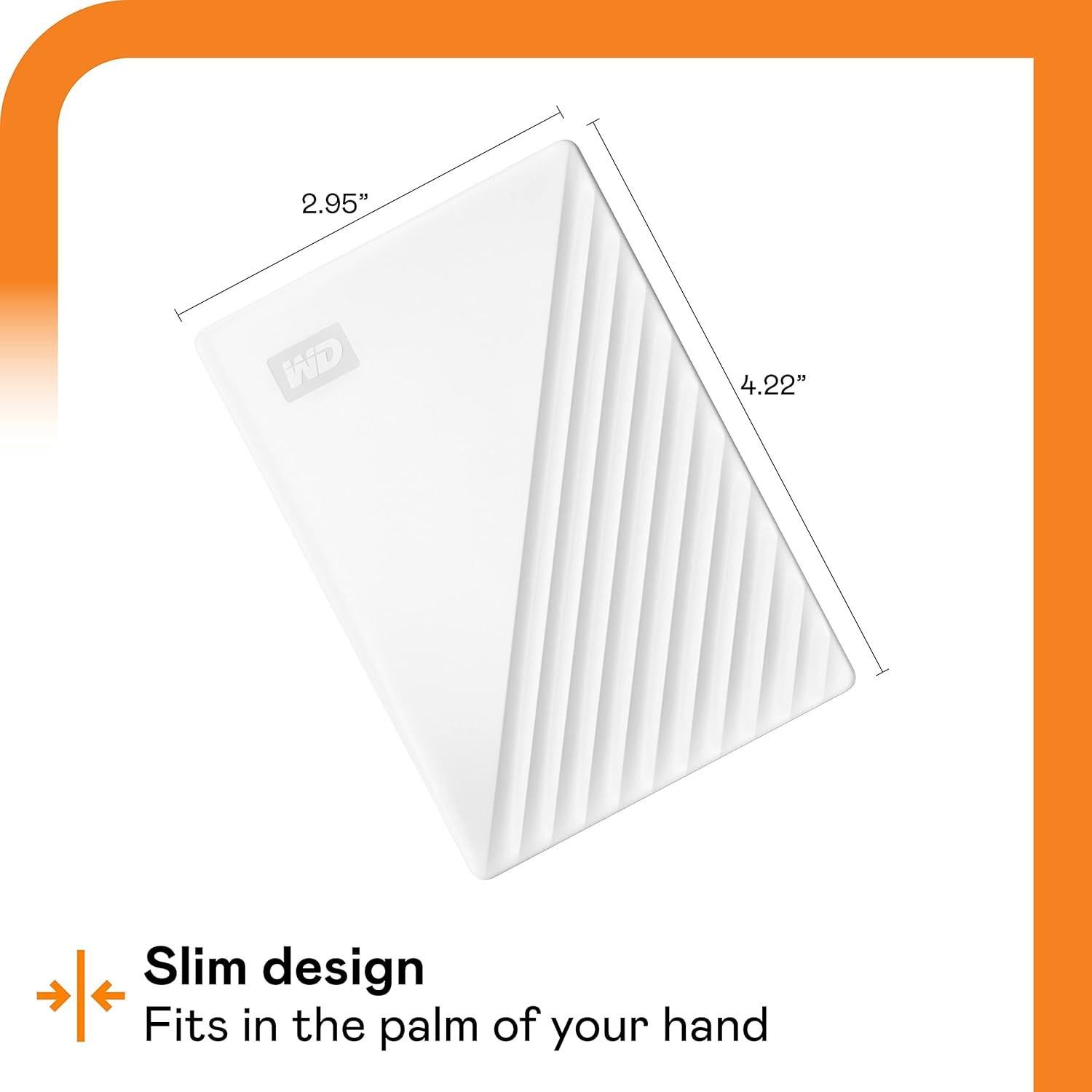 Disco Duro Externo 5TB WD Mi Pasaporte Blanco USB 3.0