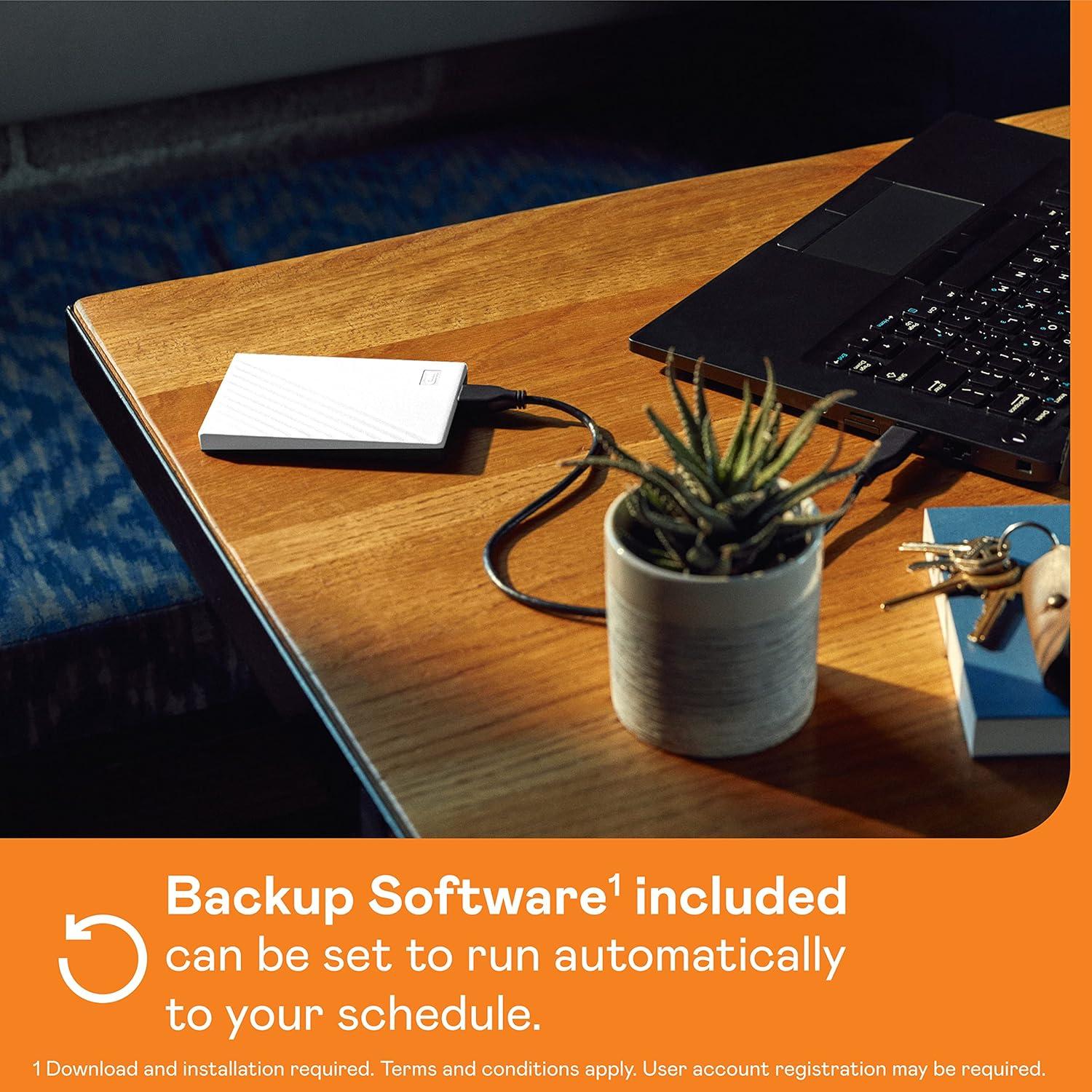 Disco Duro Externo 5TB WD Mi Pasaporte Blanco USB 3.0