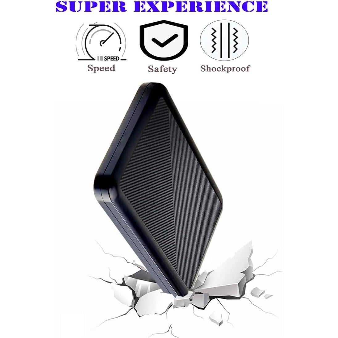 Disco Duro Externo Tianken 1TB USB 3.1 Tipo C Ultra Delgado