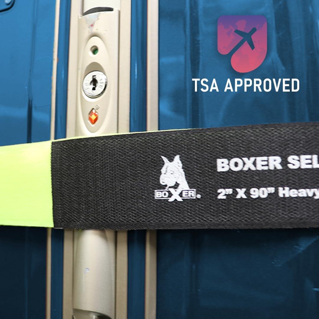 Correas de Equipaje Velcro Boxer 4 Piezas 5.08x228.6 cm