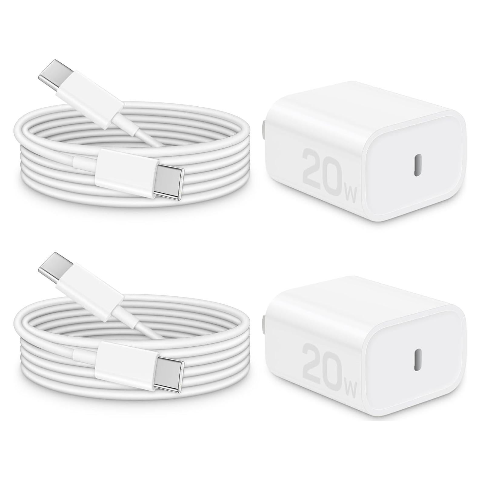 Cargador Rápido 20W PD USB-C para iPhone 15/16 y iPad