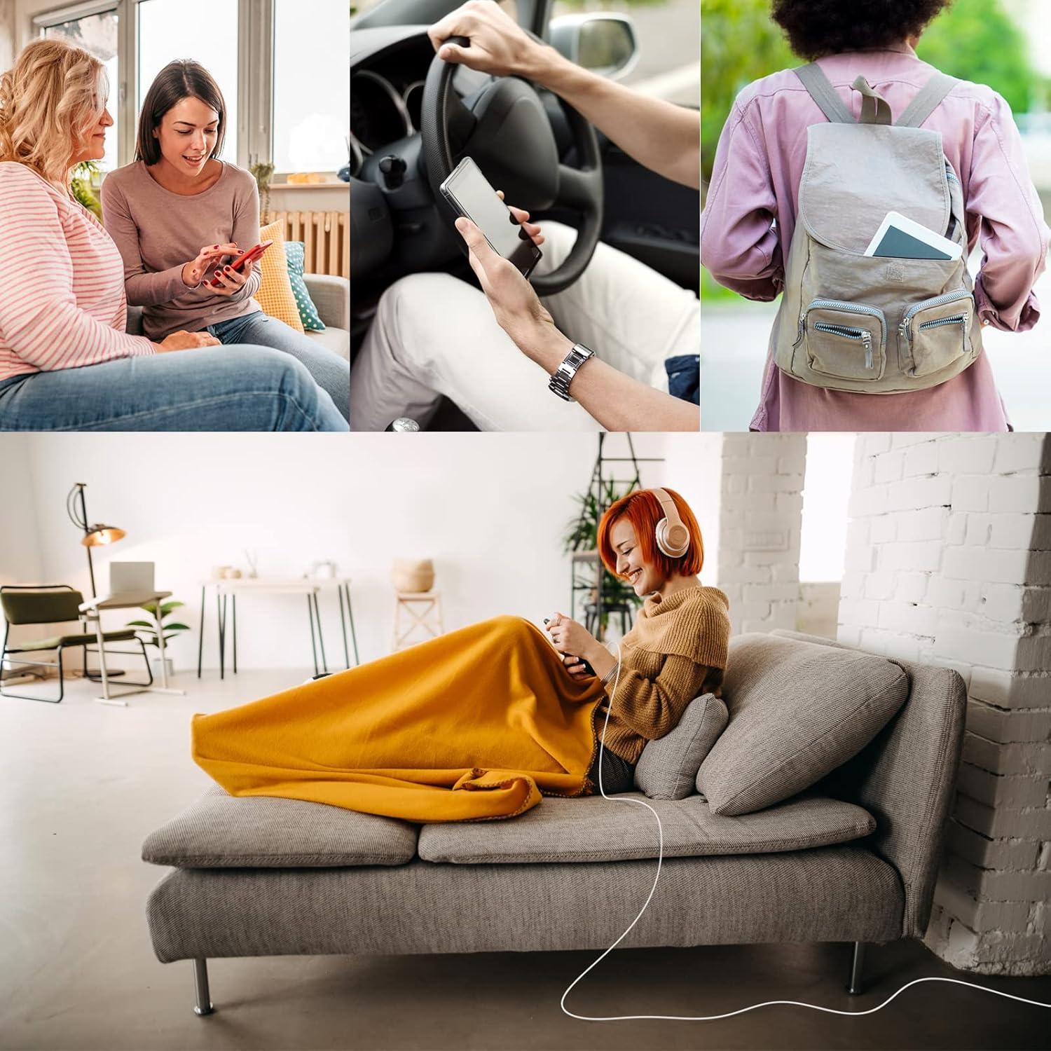 Cargador Rápido USB-C ILOUYU 20W + 3 Cables Lightning 6FT