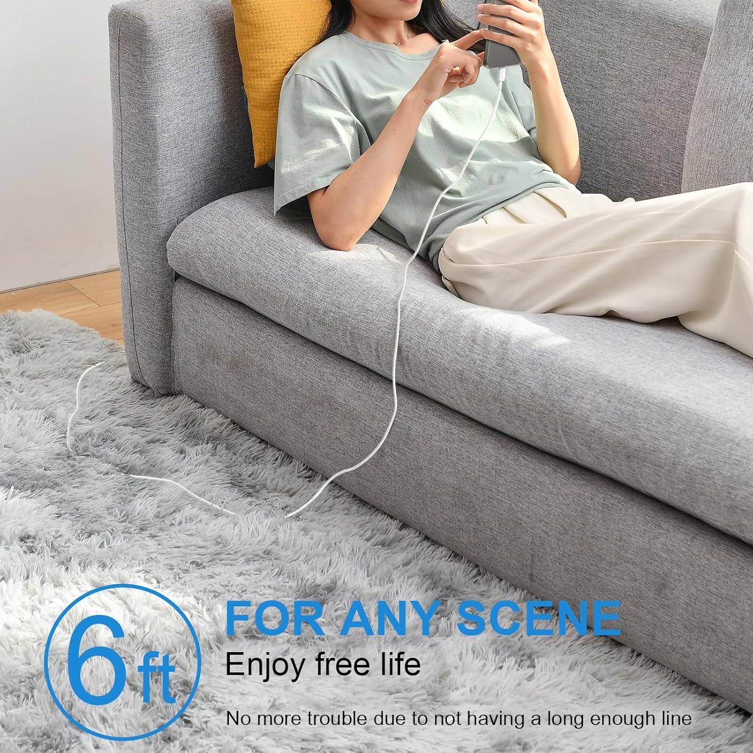 Cargador Rápido USB-C 20W para iPhone 16/15 - 3 Pack