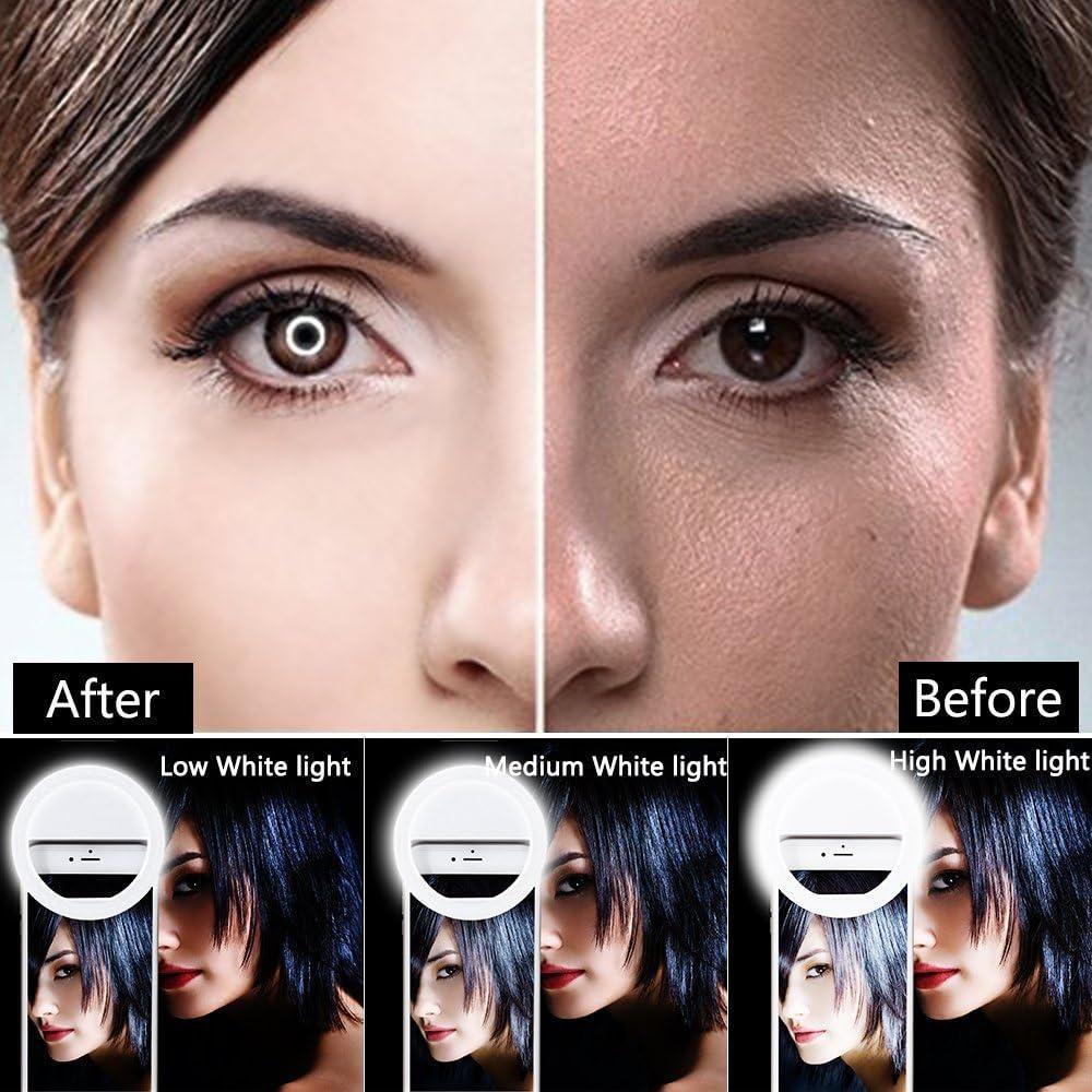 Anillo de Luz Selfie XINBAOHONG Recargable 36 LED Blanco