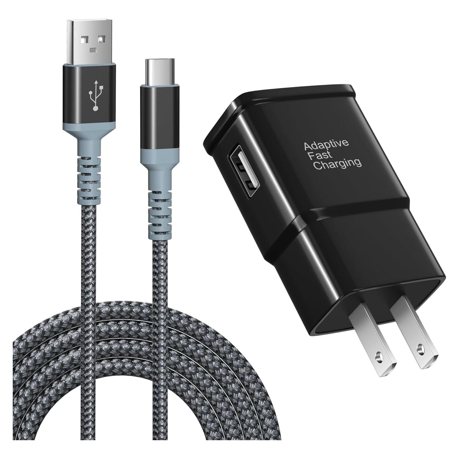 Cargador de pared rápido adaptativo Excgood con cable USB-C 3m
