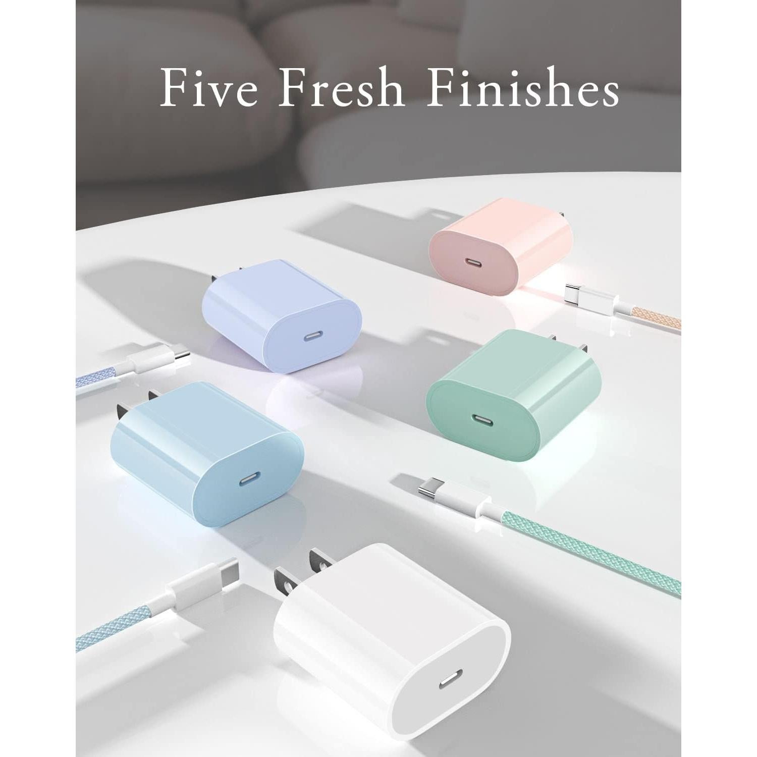 Cargador Rápido USB C 20W Shenzhen Hicon para iPad y iPhone