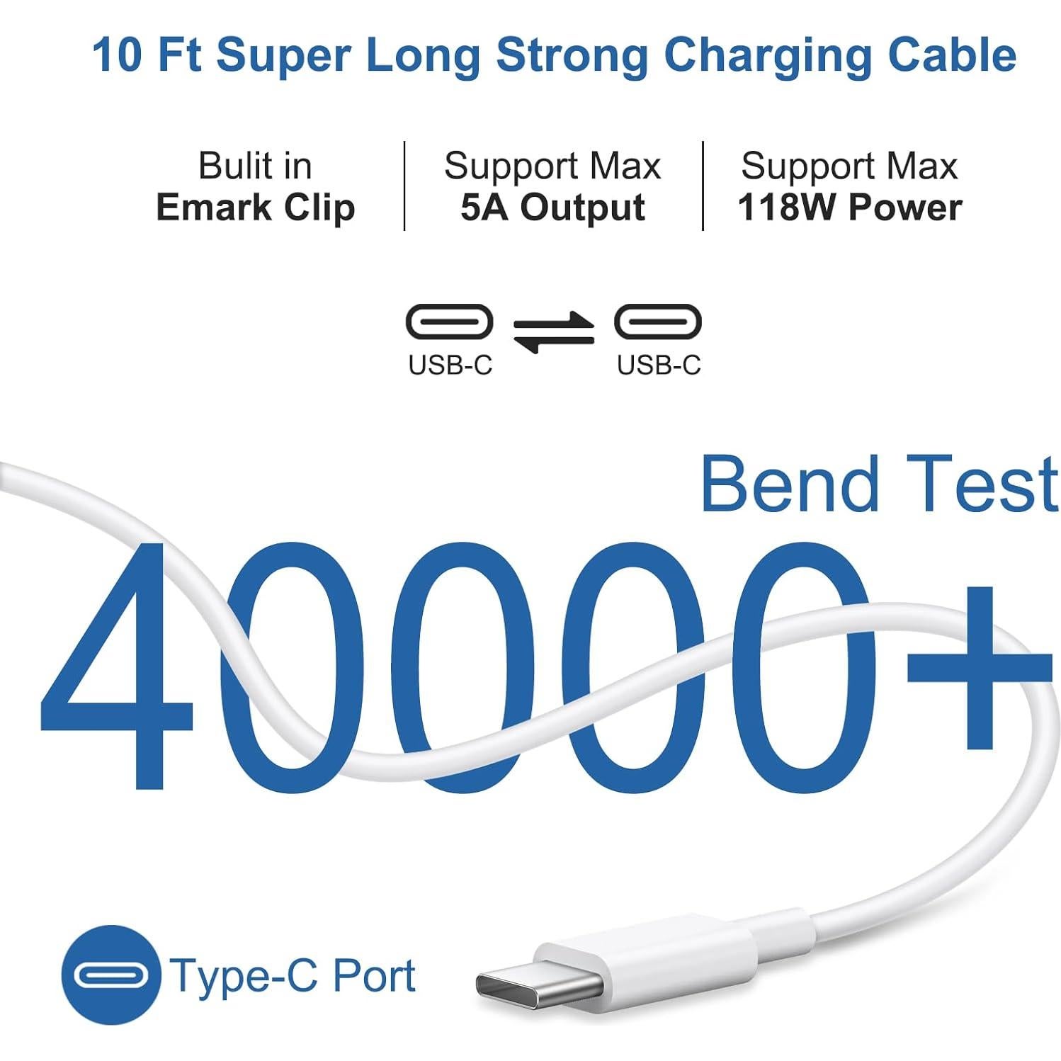 Cargador Rápido USB-C AITISI 118W para MacBook Pro/Air