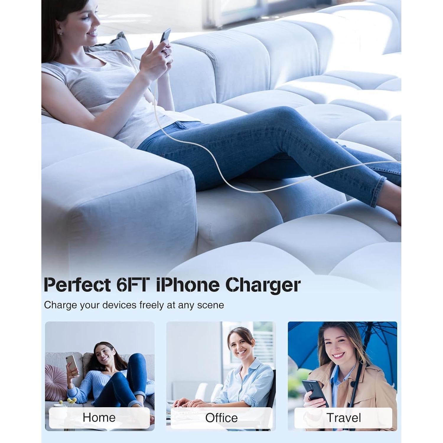 Cargador Rápido USB-C 20W Arparnar para iPhone 16/15 y iPad