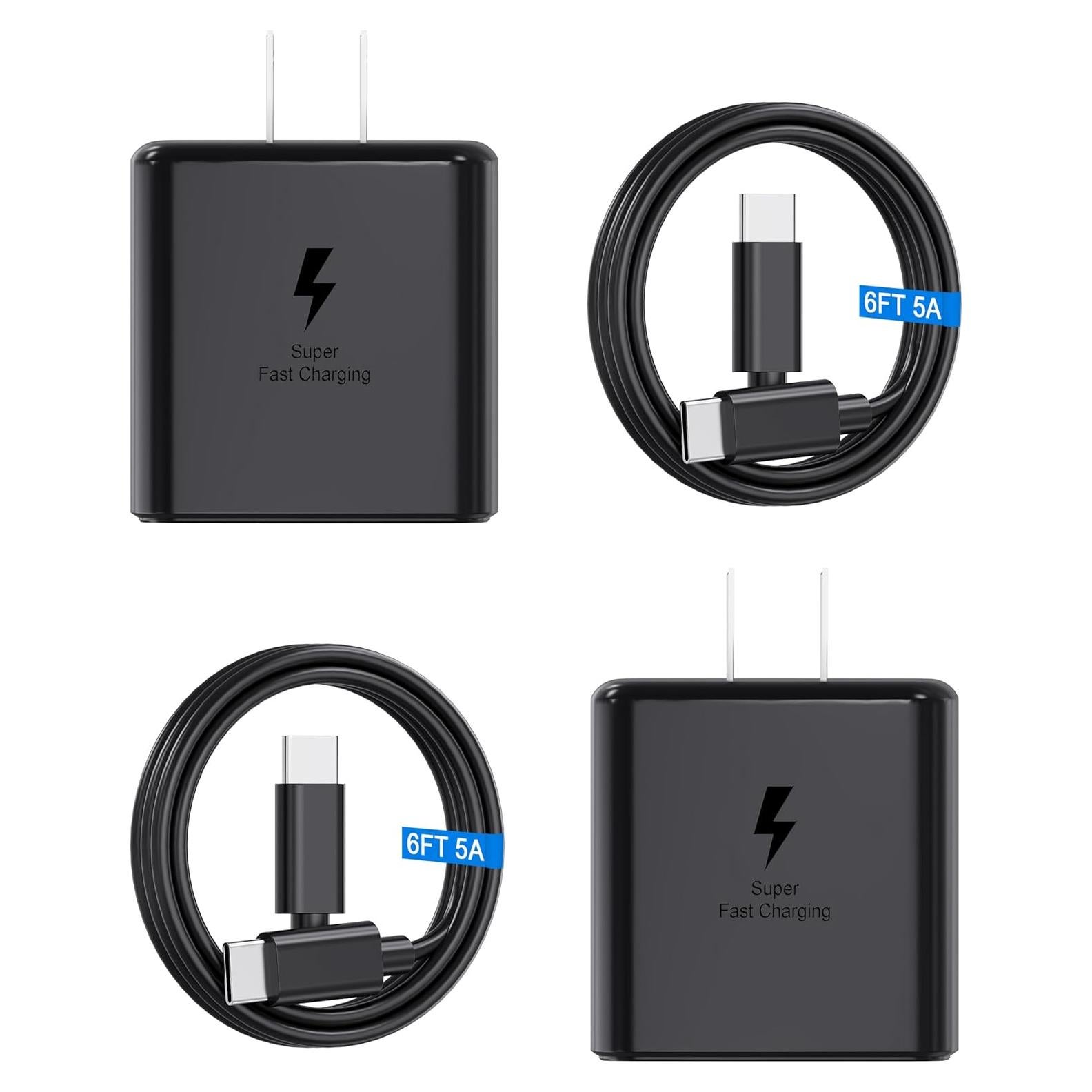 Cargador Rápido 45W USB-C XOUBZ para Samsung Galaxy S25/S24/S23