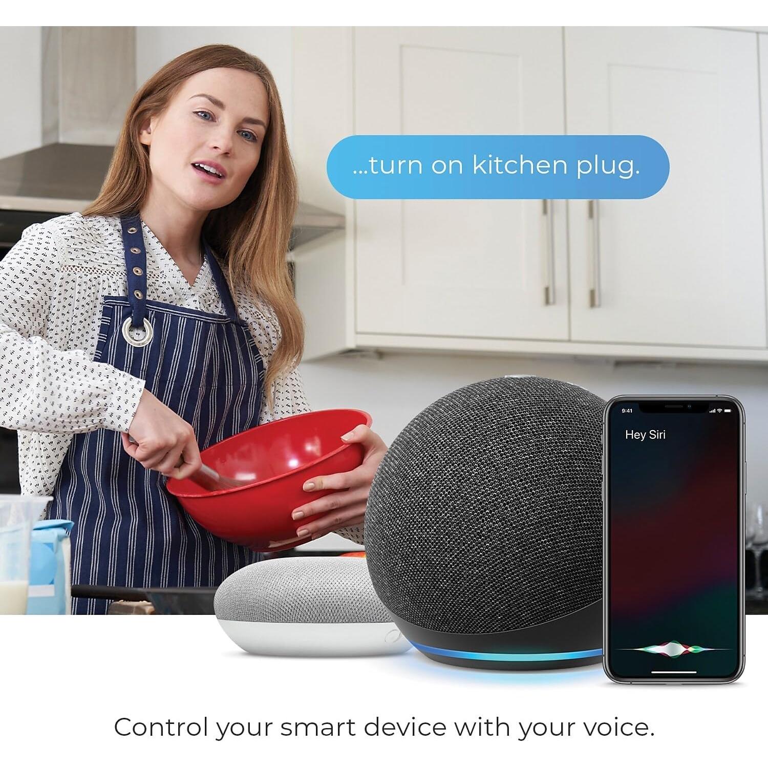 Enchufe Inteligente Wi-Fi Globe Electric 50329, 1 Salida, Blanco