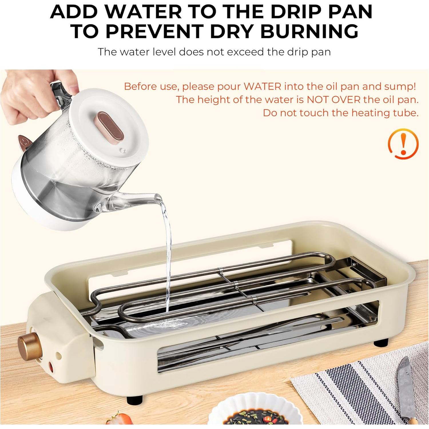 Parrilla Eléctrica Pukomc DKS-321 1500W Antiadherente