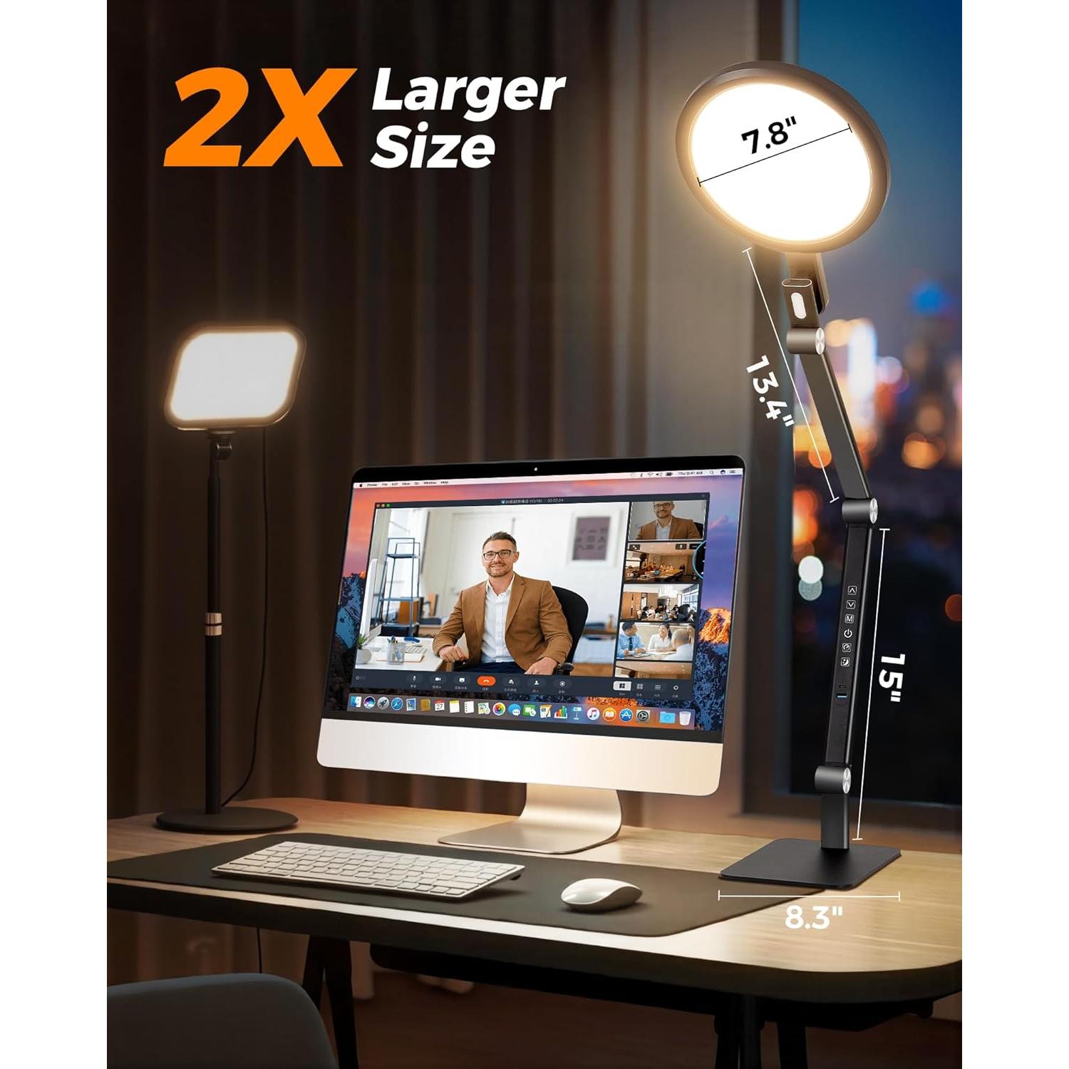 Luz de Anillo LED LIFENGSOLER 18W para Videoconferencias