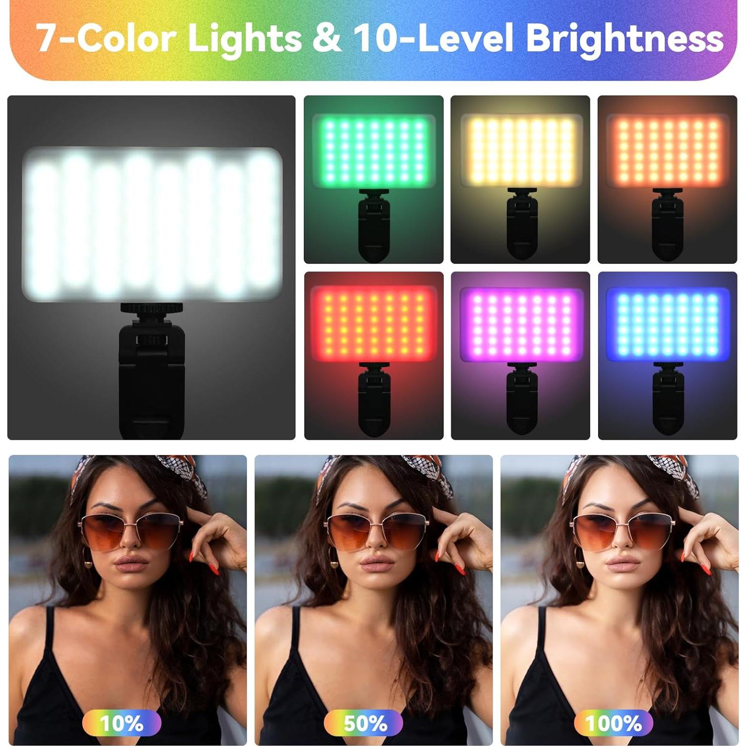 Luz de Conferencia LED Recargable LDGHO KDD001 para Video