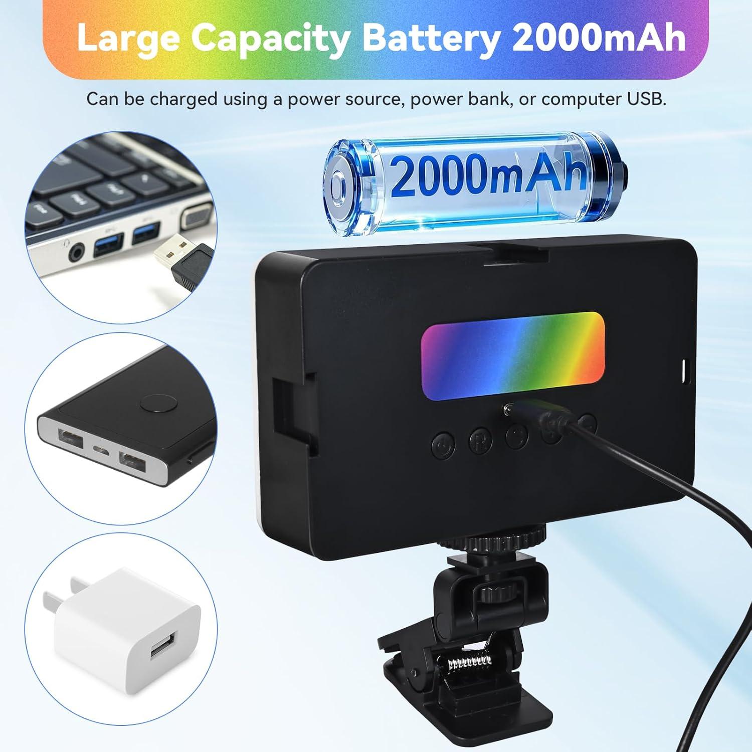 Luz de Conferencia LED Recargable LDGHO KDD001 para Video