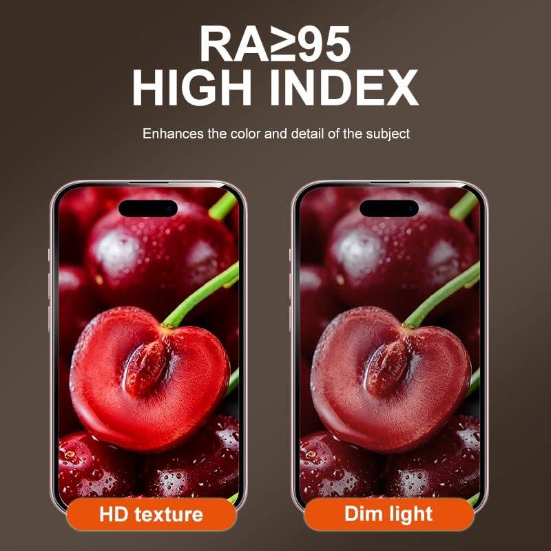 Luz Selfie Magnética YXFEIR con Espejo y Soporte, 45.72 cm