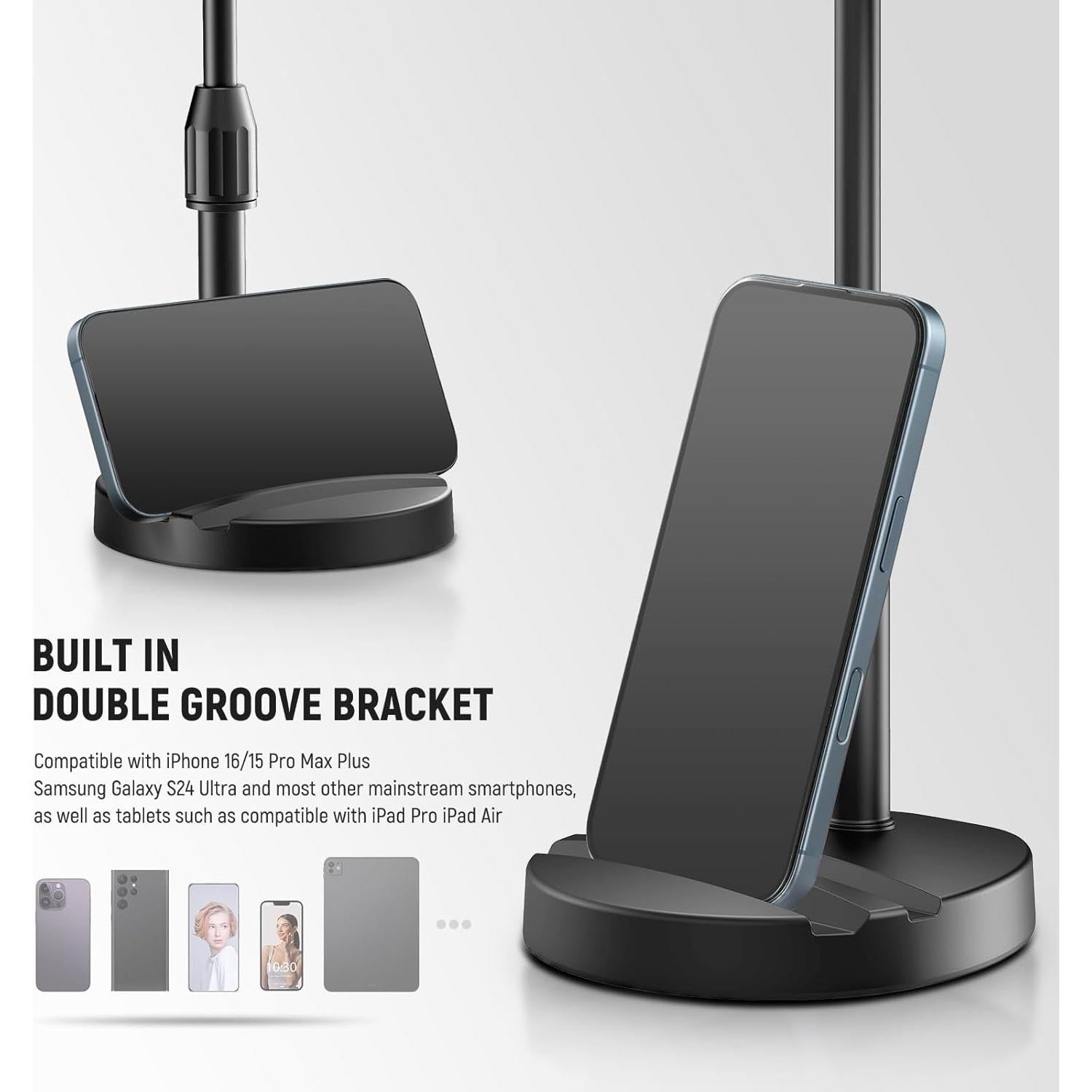 Luz de Anillo LED NEEWER BR60 10W Ajustable para Selfies