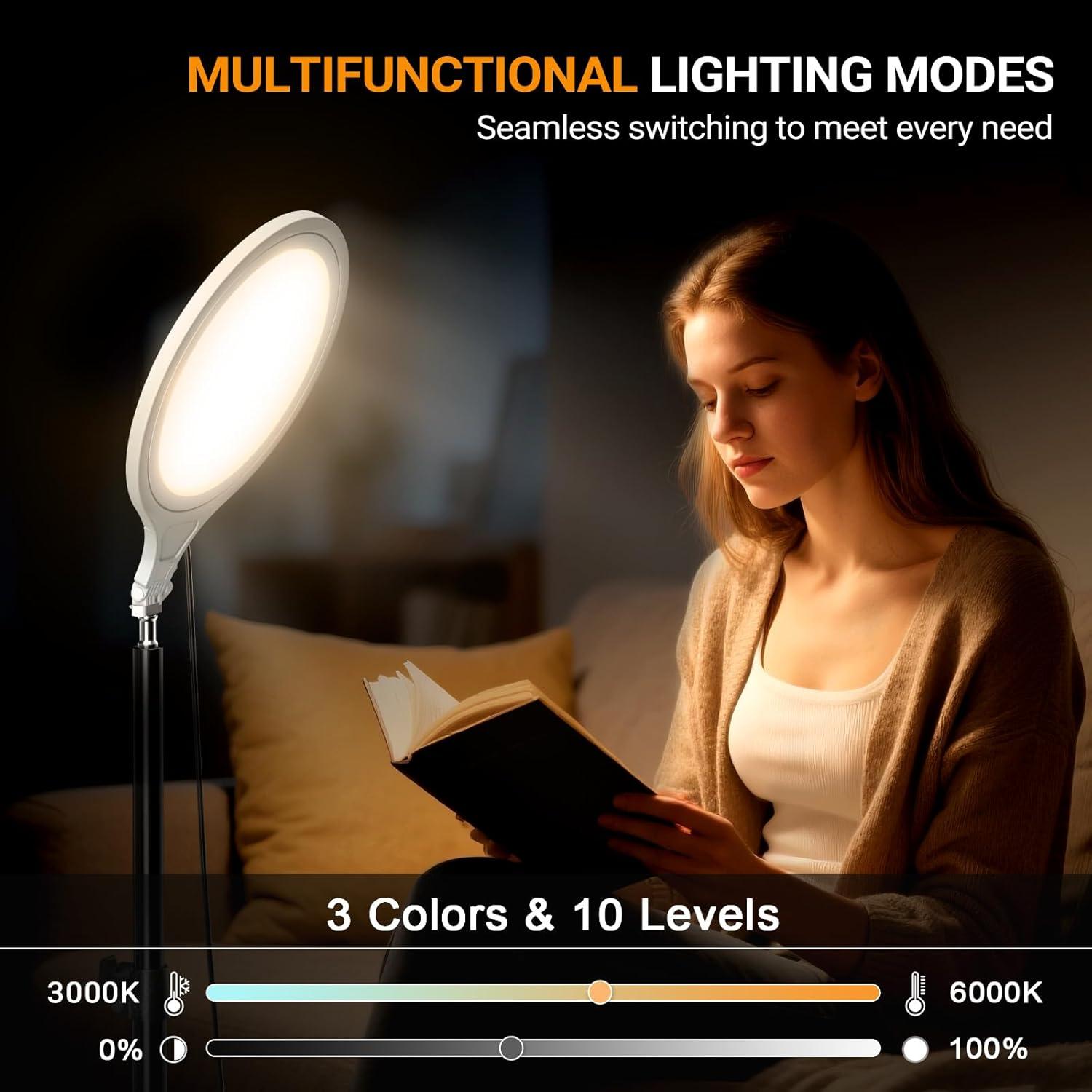 Anillo de Luz LED 10" GSY con Trípode Ajustable 160 cm