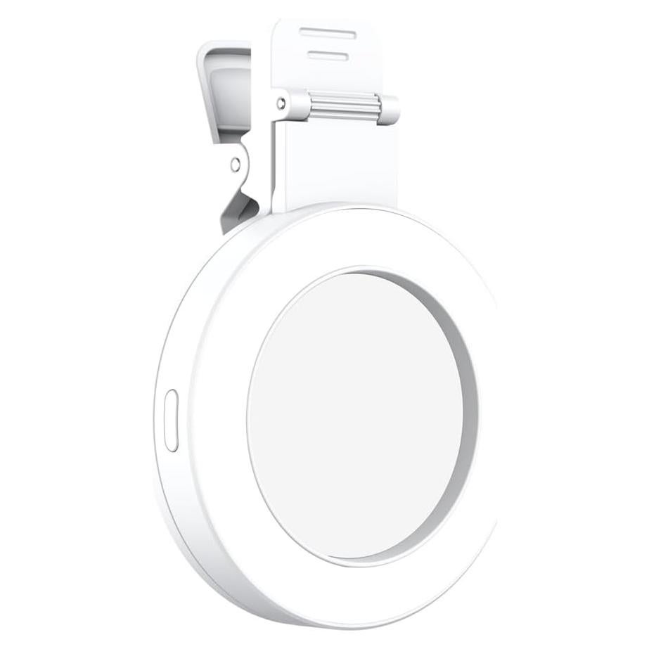 Luz de Anillo Selfie Andoer Clip-on con Espejo 3 Modos