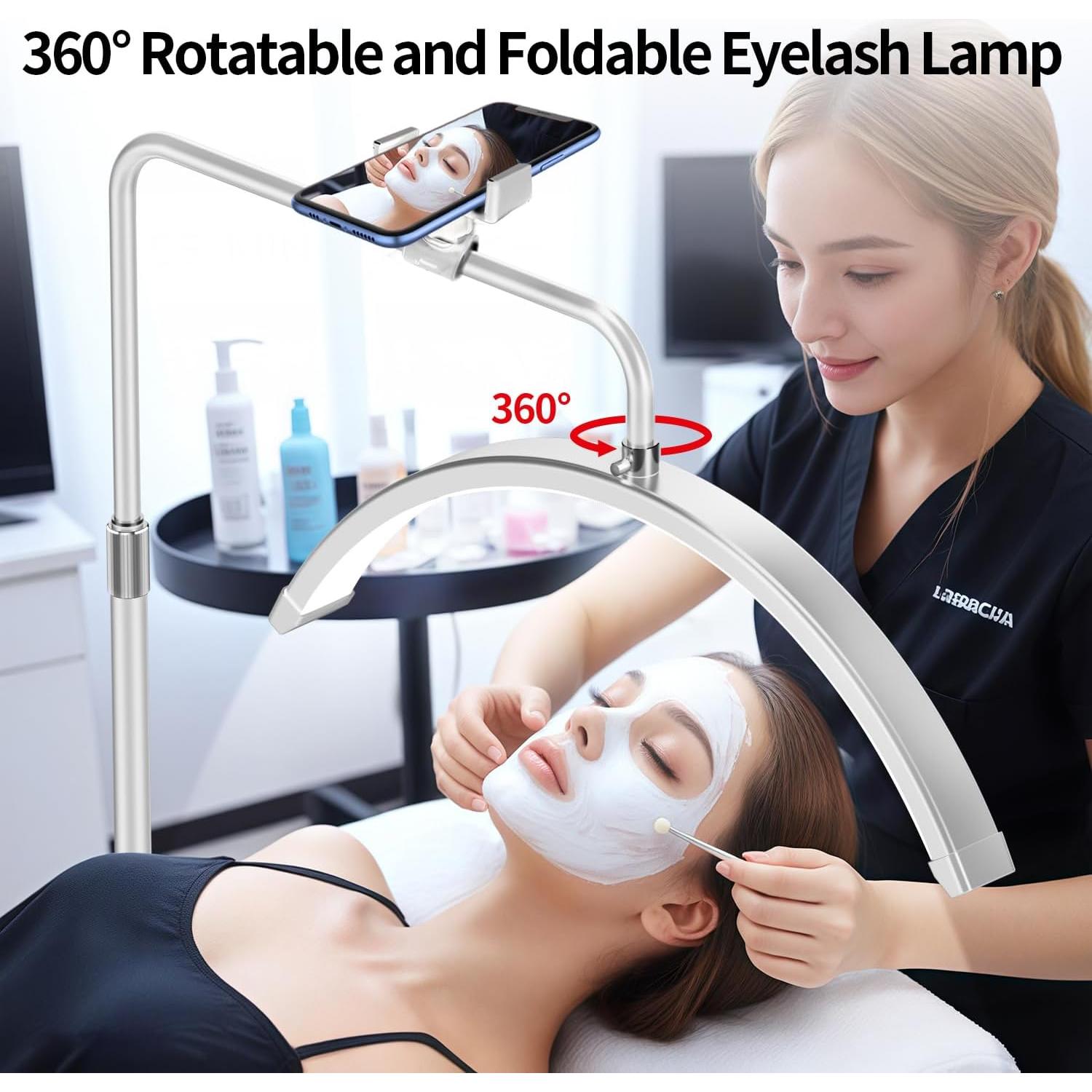 Luz de Pestañas LED M6X - Linterna Ajustable Blanca