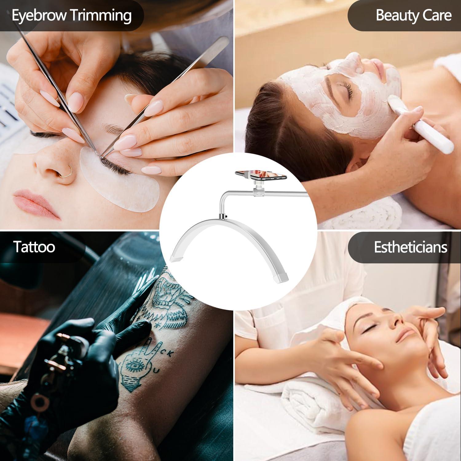 Luz de Pestañas LED M6X - Linterna Ajustable Blanca