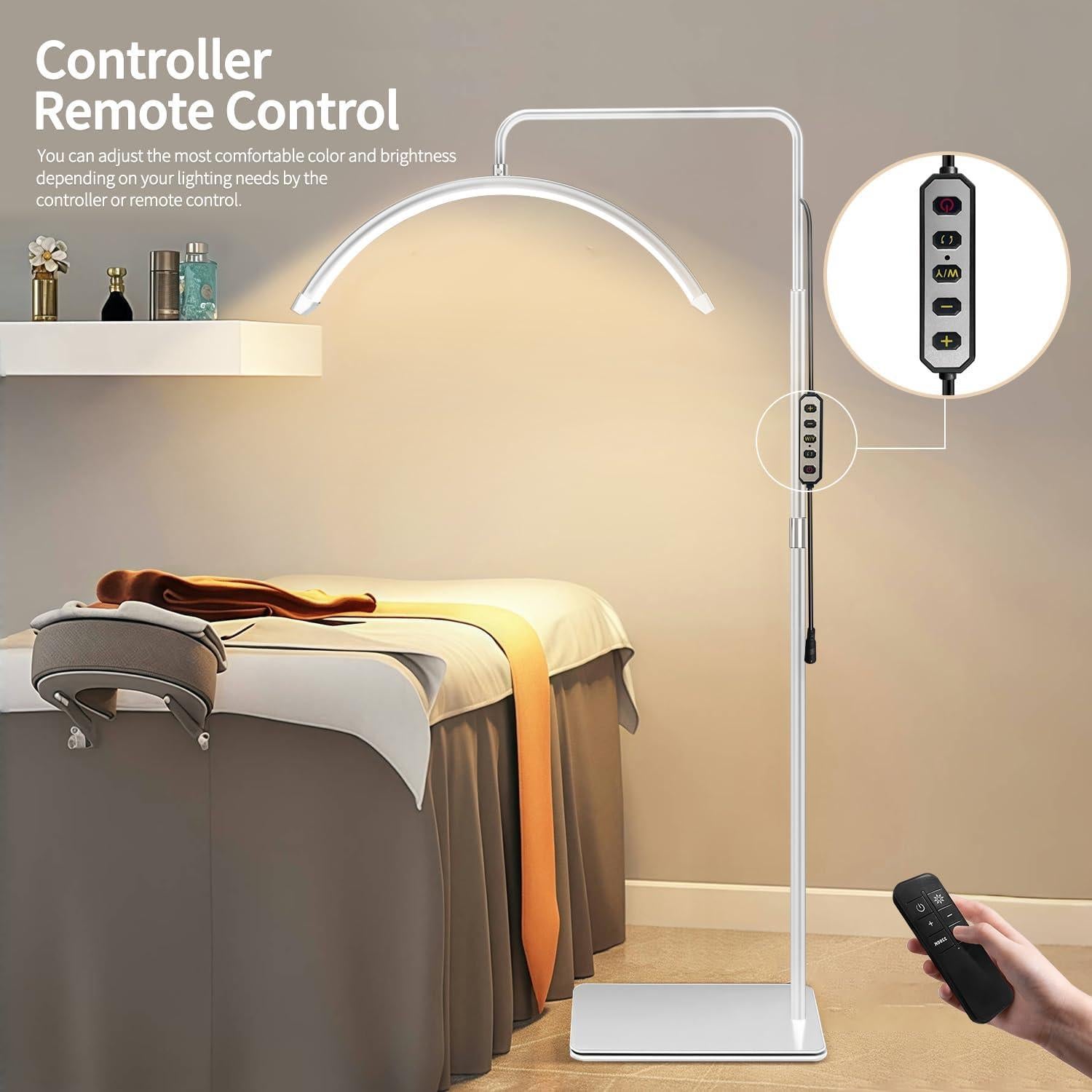 Luz de Pestañas LED M6X - Linterna Ajustable Blanca