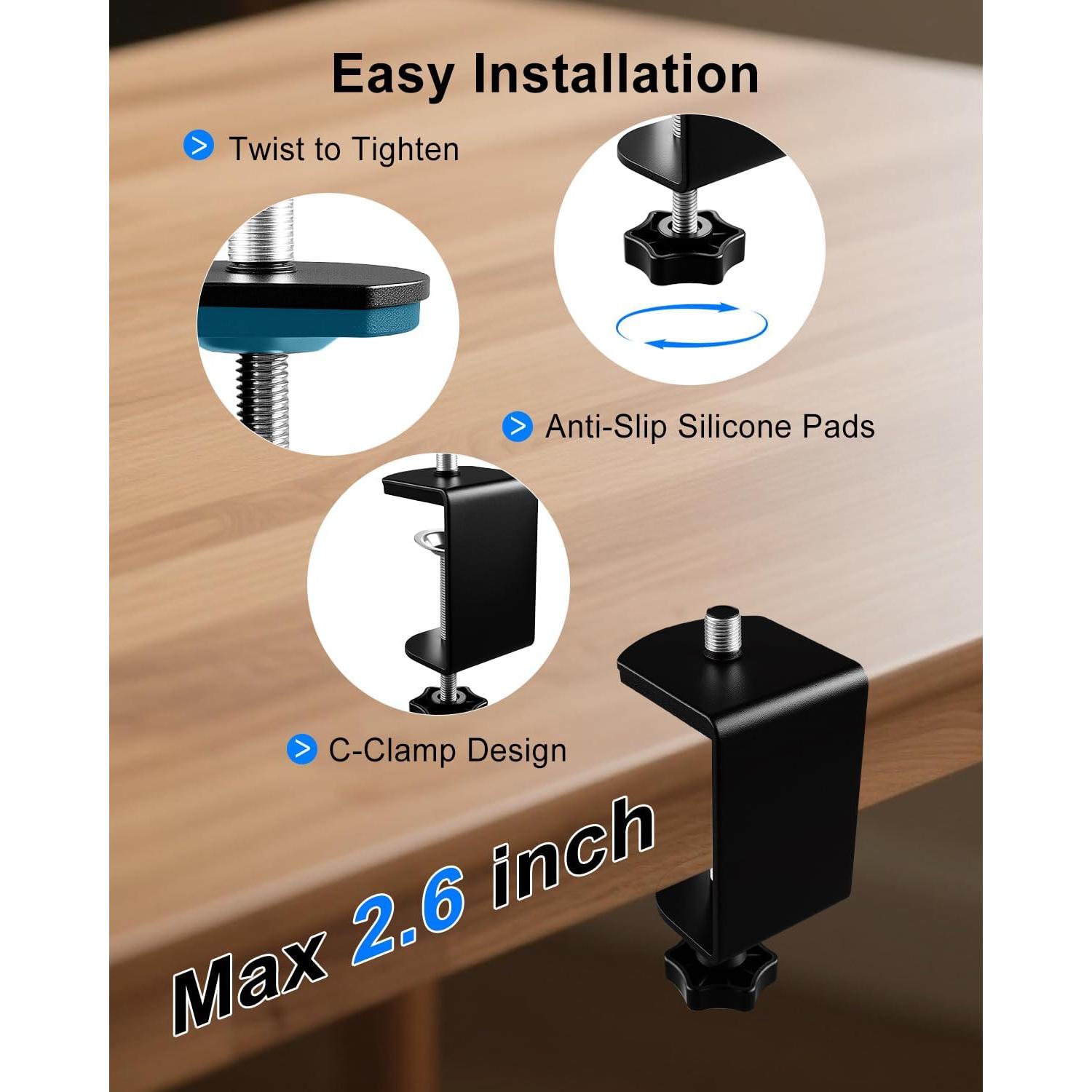 Soporte de cámara ajustable Munitrade AOCM0703 para DSLR y smartphones