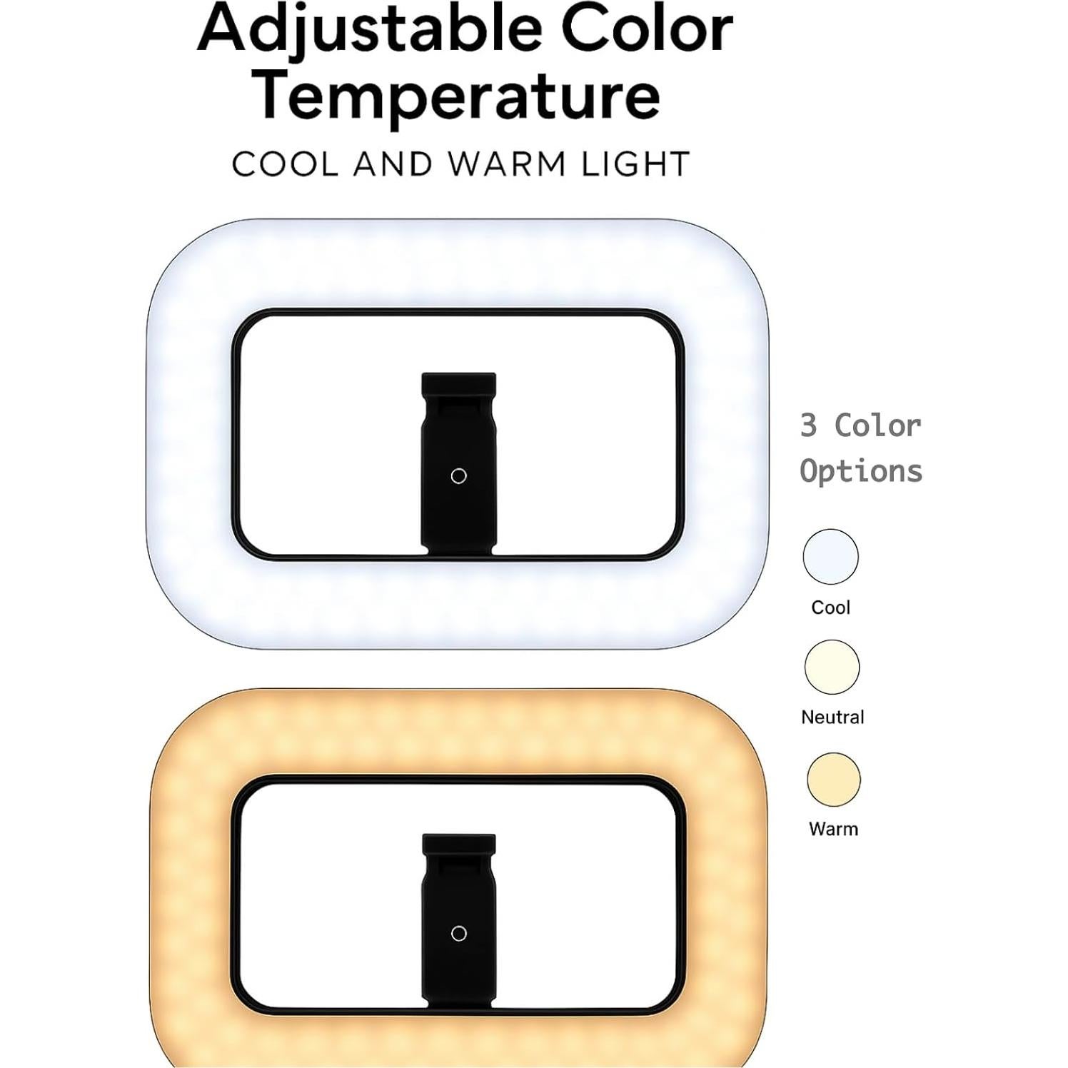 Anillo de Luz LED Inalámbrico ZanaTech Z5 con Batería 8000mAh