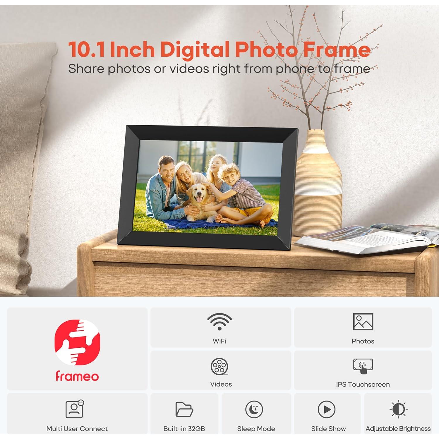 Marco Digital WiFi BIGASUO 10.1" HD 32GB Pantalla Táctil