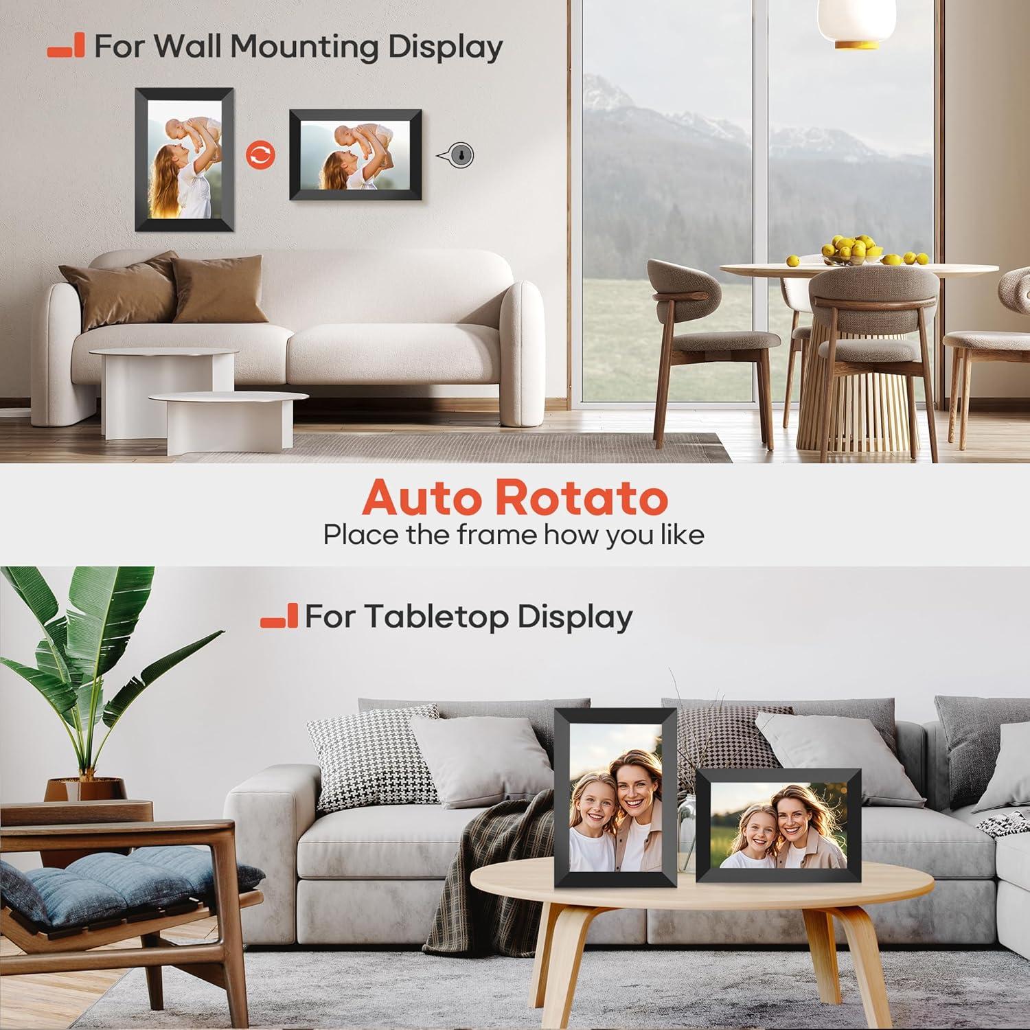 Marco Digital WiFi BIGASUO 10.1" HD 32GB Pantalla Táctil