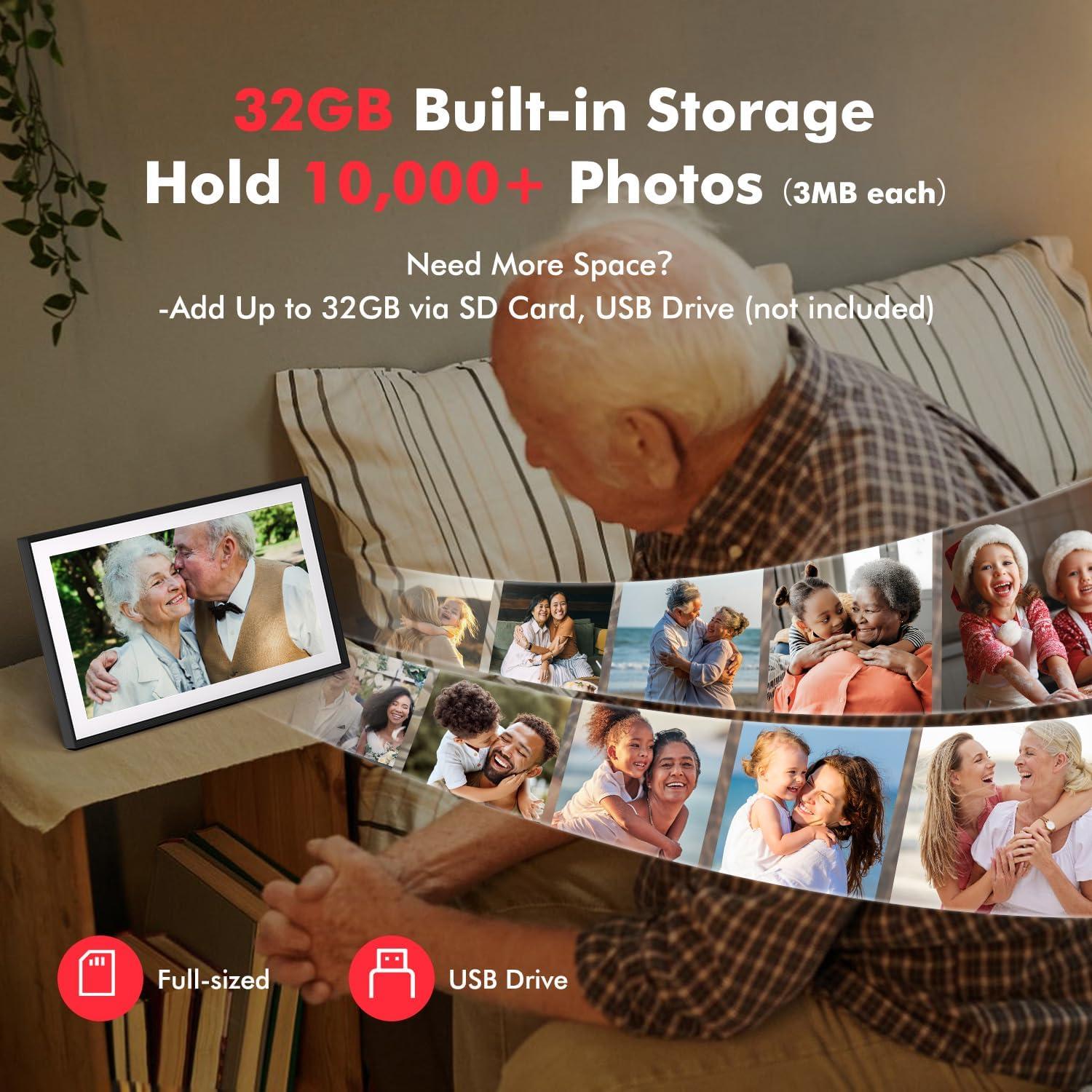 Marco de Fotos Digital Pastigio 15.6" WiFi 32GB HD IPS