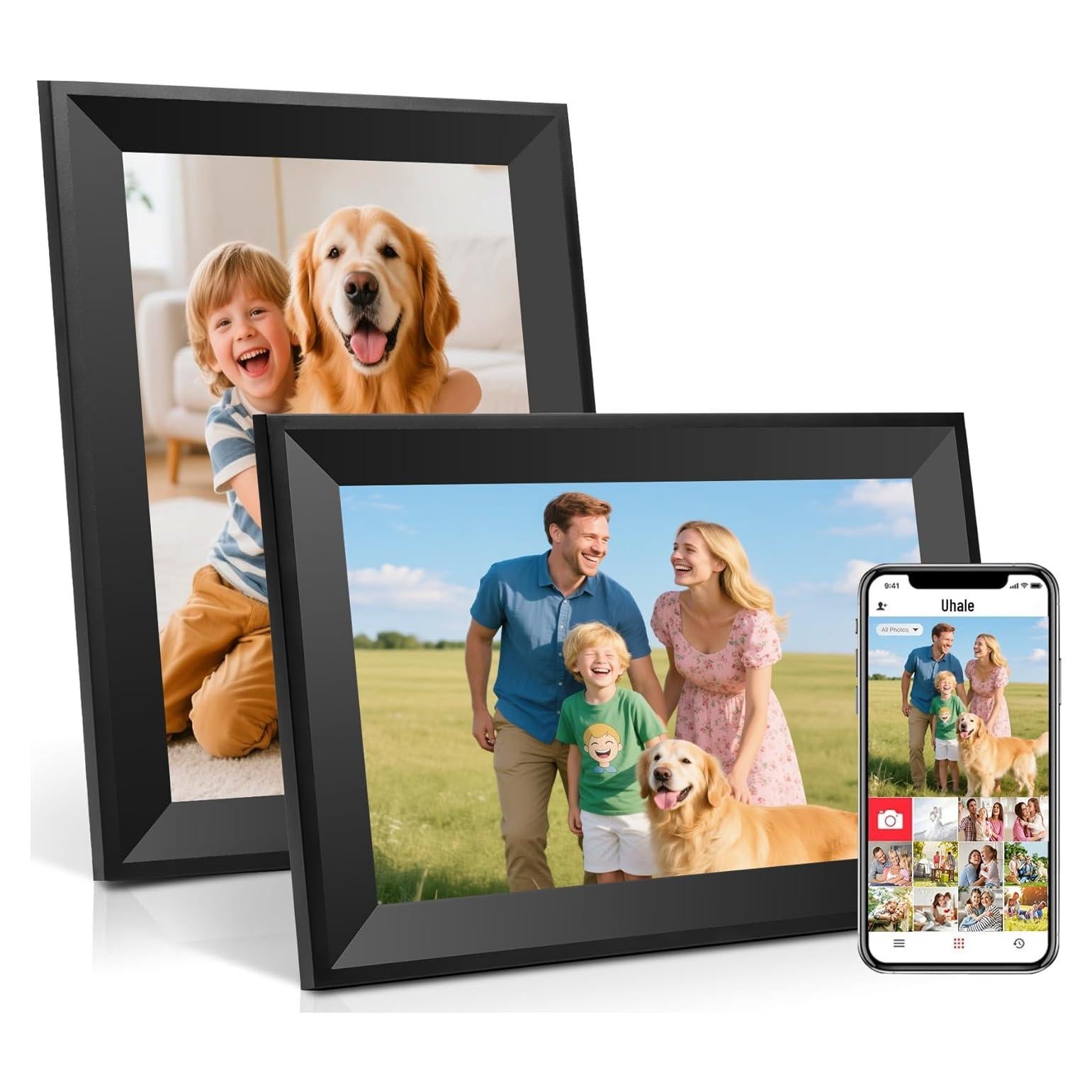 Marco de Fotos Digital Uhale 10.1" HD WiFi 16GB Negro