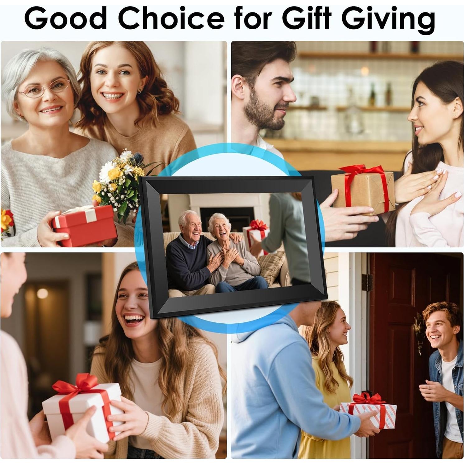 Marco de Fotos Digital Uhale 10.1" HD WiFi 16GB Negro