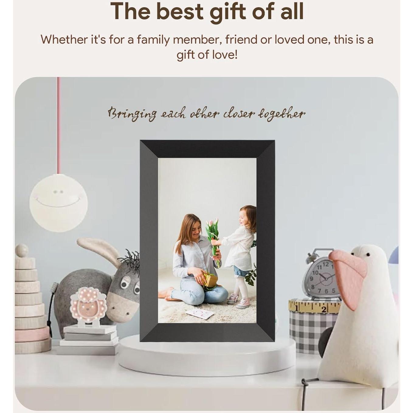 Marco de Fotos Digital Uhale 10.1" HD 16GB WiFi Pantalla Táctil