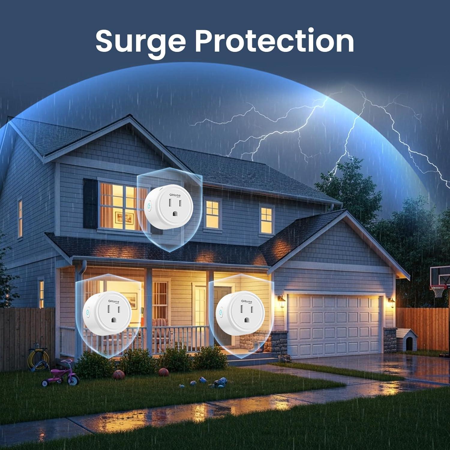 Enchufe Inteligente GHome Smart Wi-Fi 2.4G Control por Voz